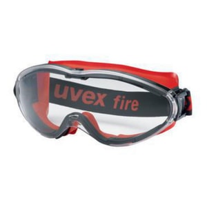 Vollsichtbrille ultrasonic 9302 Farbe:rot/schwarz, Scheibe:farblos/UV 2-1.2 supravision HC-AF