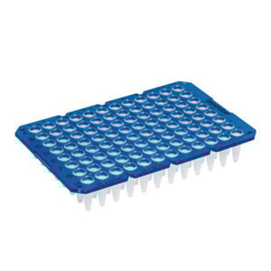Eppendorf twin.tec&reg; PCR Plate 96, teilbar, unskirted, teilbar, 250 &mu;L, PCR clean, blau, 20 Platten