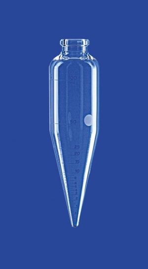 ASTM Zentrifugengl&auml;ser zylindrisch, 100 ml