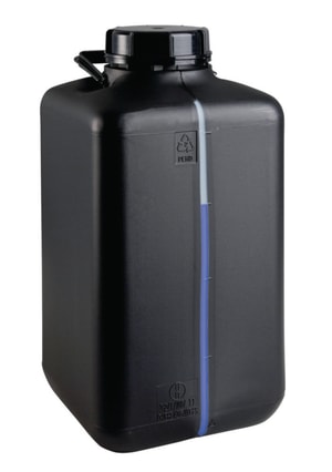 Sicherheitskanister mit Sichtstreifen, HDPE, elektrisch ableitf&auml;hig, mit UN-Zulassung