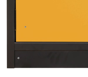 Sockelblende für Q30 600mm Melamin ähnlich RAL 7016