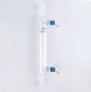 K&uuml;hler nach Liebig, Borosilikatglas 3.3, mit PP-Oliven