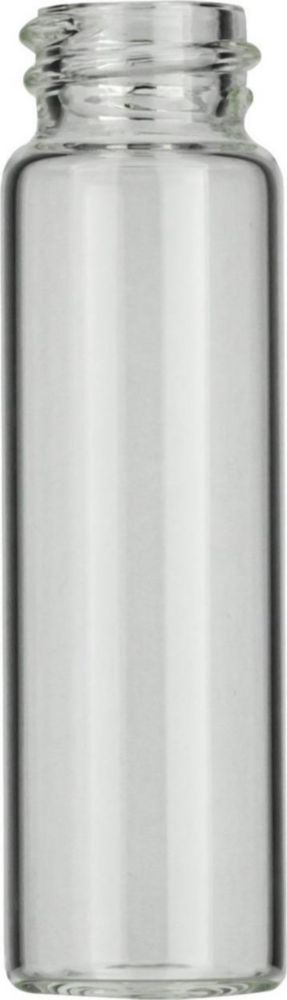 Gewindeflaschen N 18, 16 ml A.D.: 20,6mm, H&ouml;he: 71mm, klar, flacher Boden, VE=100