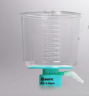 Filterkappen, Por. 0,45μm, PES für 1000 ml Filter, VE=24