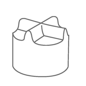 Magnetr&uuml;hrst&auml;bchen IKAFLON&reg;, kronenf&ouml;rmig, PTFE