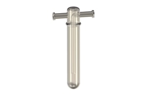 Ersatzk&uuml;hlfallen f&uuml;r K&uuml;hlfallen mit Dewargef&auml;&szlig;, Borosilikatglas 3.3, einteilig, lange Ausf&uuml;hrung mit KF NW Vakuum-Kleinflansch