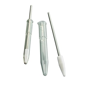 WHEATON-Konischer Gewebe-Homogenisator 1 ml, 11mm Au&szlig;en-� x 49mm L&auml;nge, 130mm Gesamtl&auml;nge, mit PTFE-Pistill (358133)