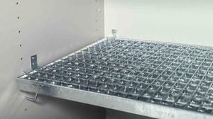 Gitterrost als Lagerebene 180 kg, St. vz. S90 Q90 1200mm