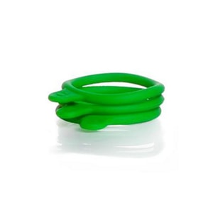 DURAN GL 45 Kennzeichnungsringe (bottle tag) aus Silikon für GL 45 DURAN® Laborflaschen, Grün, VE=20