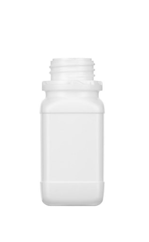 HDPE-WH-Vierkantflaschen 100 ml wei&szlig;, ohne VS, VE=612