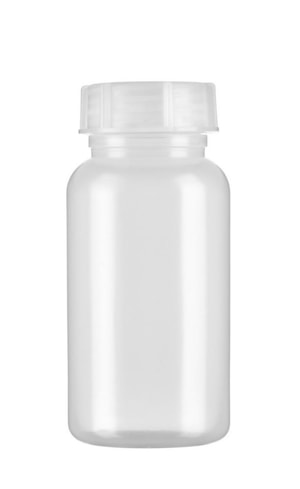 LDPE-Weithalsflaschen 1000 ml naturfarben, mit Verschlu&szlig; VE=56