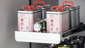 Auszug 25kg, RAL 7035 345x500x50mm