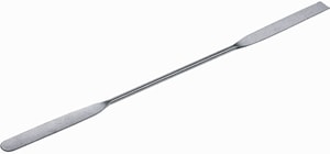 Mikro-Doppelspatel, rostfrei, 150 mm flexibel