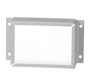 Rohrdurchf&uuml;hrung lichtgrau RAL 7035 Stahlblech, pulverbes. glatt, f&uuml;r Modell(e): Q90, S90, UB90, XL90