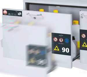 Nachr&uuml;stsatz selbsteinzugsd&auml;mpfung "SOFT CLOSE", UB90 S 570 - 1100 mm mit zwei Schubladen