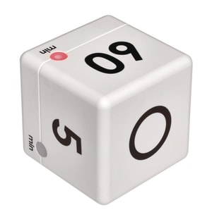 Kurzzeitwecker CUBE TIMER, wei&szlig;