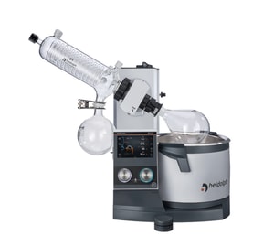 Rotationsverdampfer Hei-VAP Expert Control, mit Handlift, Diagonalk&uuml;hler