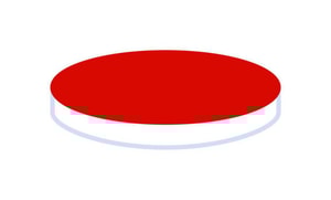 Septen N 9, Silikon wei&szlig;/PTFE rot H&auml;rte 45&deg; shore A Septendicke 1,0 mm VE=100