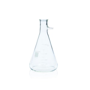 WHEATON-Saugflasche 2000 ml klar, Boro Glas, graduiert, mit Stopfen Nr.8 und Clear-Seal TM Verbindung (635233)