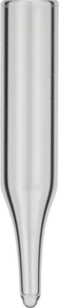 Mikroeins&auml;tze 0,25 ml f&uuml;r weite &Ouml;ffnung, klar, konisch, VE=100