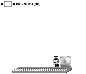 Gitterrost als Lagerebene 180kg St. vz 1200mm