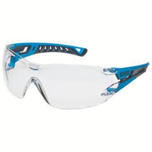 Schutzbrille pheos nxt 9128 Farbe: blau/anthrazit, Scheibe:PC farblos, UV400/2C-1,2 W1 FTKN CE, supravision excellence