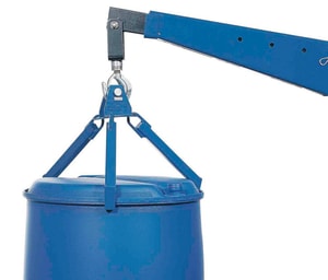 Fassgreifer vertikal RAL 5010 Typ P 360