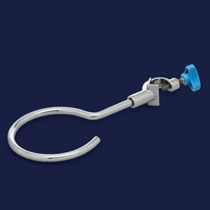 Trichterhalter 40 mm Stahl, mit Stutzen