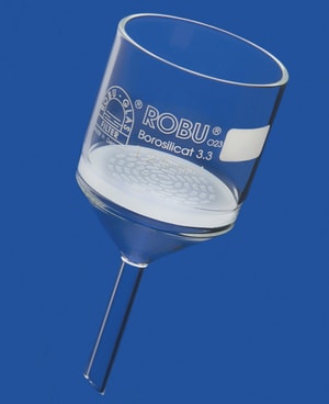 Schlitzsiebnutschen, Borosilicatglas 3.3