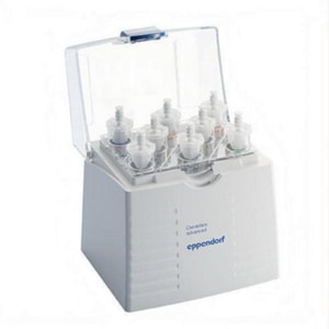Combitips® advanced Box 2.0, leere Box für 8 Combitips® advanced (0,1  10 mL), Eppendorf Quality, 1 Stück. Replaces order no.