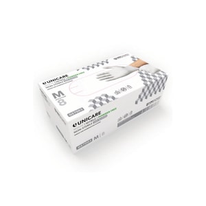 Einmalhandschuhe Unicare Nitril white 200