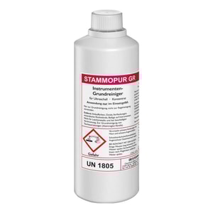 STAMMOPUR GR, 1 ltr. Reinigungsmittel ätzender flüssiger Stoff, n.a.g. UN 1805, Kl.8, ADR, VG III, (E)