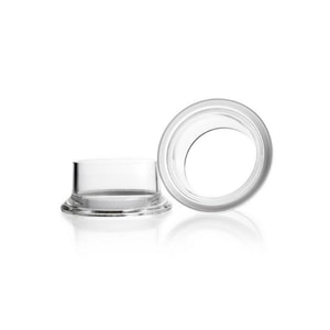 Planflansch geschliffen, DN 100 DURAN, mit Nut