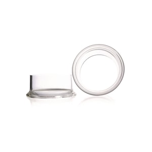 Planflansch geschliffen, DN 150 DURAN, mit Nut