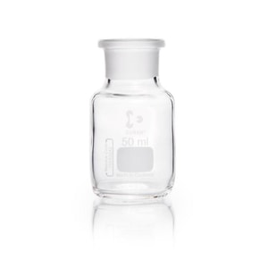 n.Abv.bei Duran n.m.l. Weith.-Standflasche 50ml, klar DURAN, mit NS, ohne Stopfen