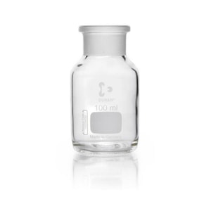 Weith.-Standflasche 100ml, klar DURAN, mit NS, ohne Stopfen