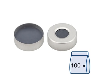 Alu-B&ouml;rdelkappen N 20-L mit Dichtscheiben, walzblank VE=100
