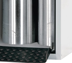 Einrollklappe St.bl. Schwarz GOD 700mm