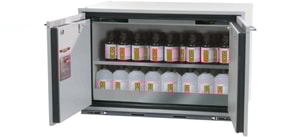 Gefahr-Lagerschrankpaket 04 T&uuml;r links/T&uuml;r rechts, H&ouml;he 600, Breite 890, Tiefe 570mm