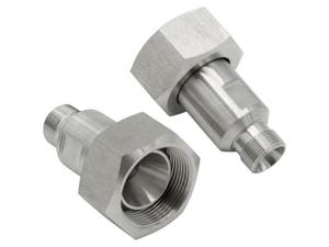 2 Adapter M30x1.5 innen auf M16x1 au&szlig;en, Edelstahl