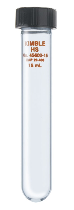 Hochgeschwindigkeits-Zentrifugenr&ouml;hrchen, Borosilikatglas, mit Schraubverschluss