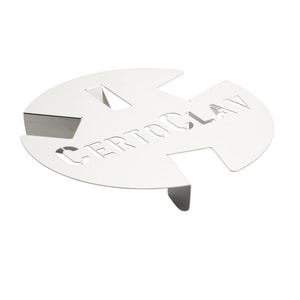 Instrumentenplatte mit 3 F&uuml;&szlig;en f&uuml;r CERTOCLAV, � 250mm x 40mm