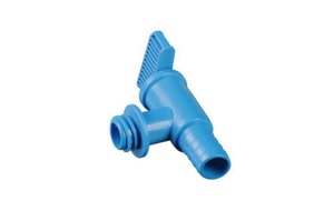 Ablasshahn ECO Breitgewinde 22 mm f&uuml;r Kanister, blau