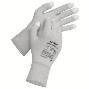 Montagehandschuhe unipur carbon FT Gr.6, grau, schwarz, wei&szlig;, Elastomer-Beschichtung, Paar