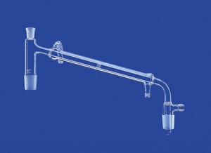 Dest.-Br&uuml;cke m. Liebigk&uuml;hler K&uuml;hlwasser GL 14, Vakuum GL 18 L&auml;nge 400mm, Kerne 29/32