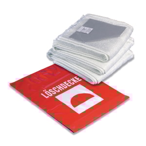 L&ouml;schdecke aus Glasfasergewebe