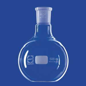Flat bottom flasks with conical ground joint, DURAN®