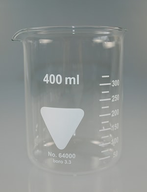 25ml Low Form Beaker Chemistry Laboratory Borosilicate Glass