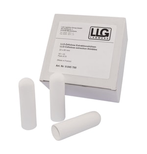 LLG-Extraction thimbles, cellulose