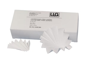 LLG-Filtrierpapiere, qualitativ, Faltenfilter